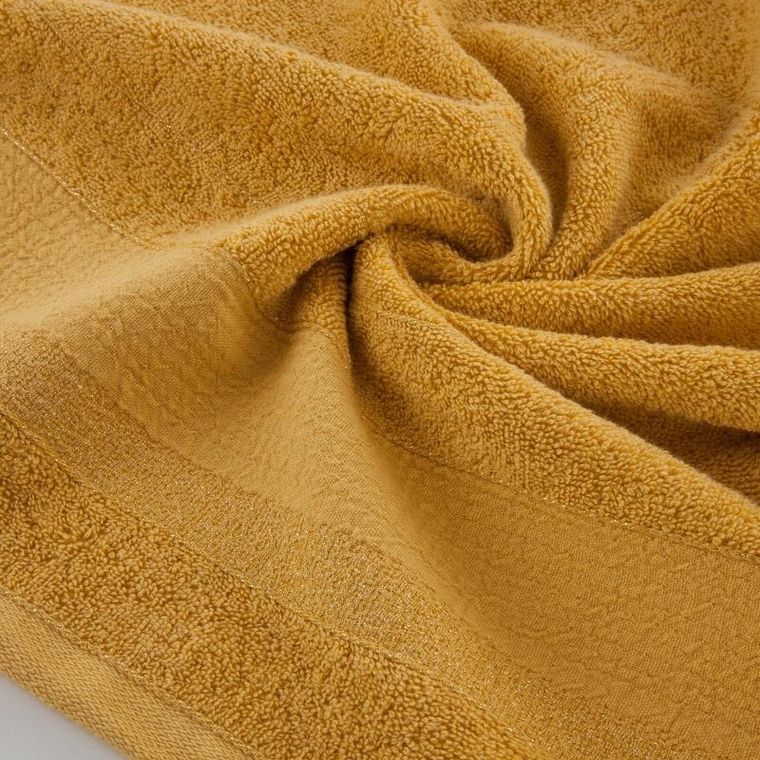 Eurofirany, ręcznik April, 30-50 cm, musztardowy