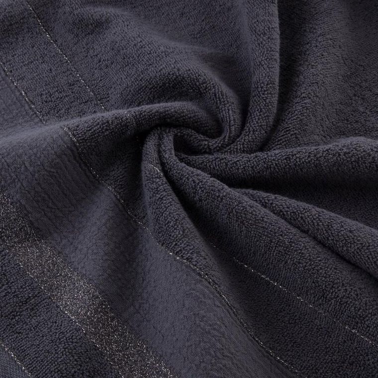 Eurofirany, ręcznik April, 50-90 cm, grafitowy