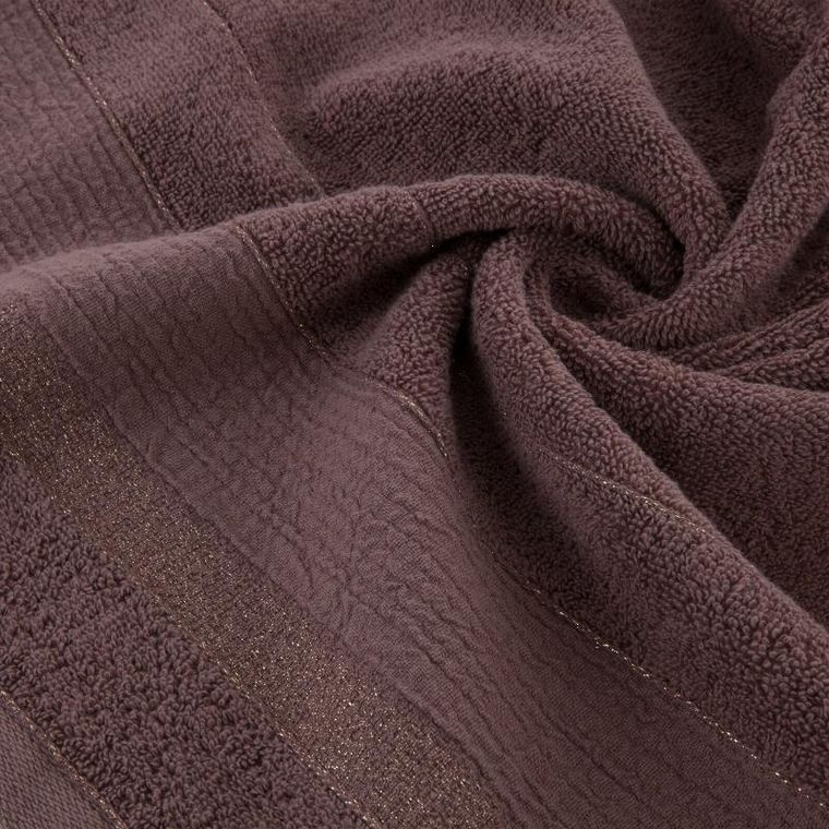 Eurofirany, ręcznik April, 50-90 cm, jasnobrązowy