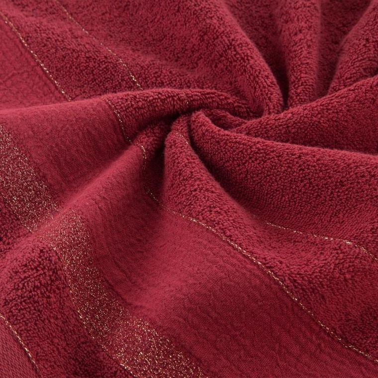 Eurofirany, ręcznik April, 70-140 cm, bordowy