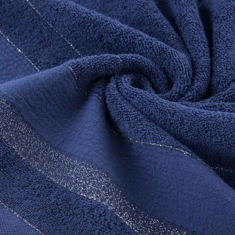 Eurofirany, ręcznik April, 70-140 cm, granatowy