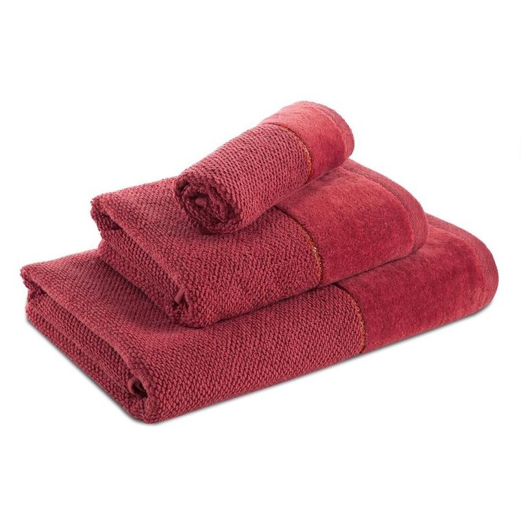 Eurofirany, ręcznik Aria, 30-50 cm, bordowy