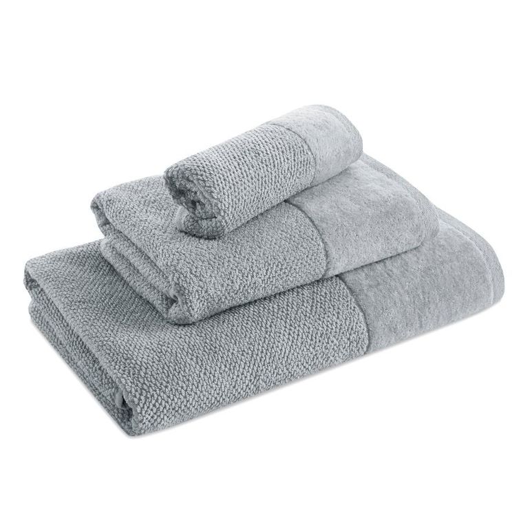 Eurofirany, ręcznik Aria, 30-50 cm, srebrny