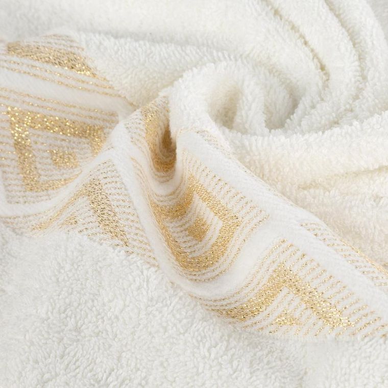 Eurofirany, ręcznik, Azari, 50-90 cm, kremowy