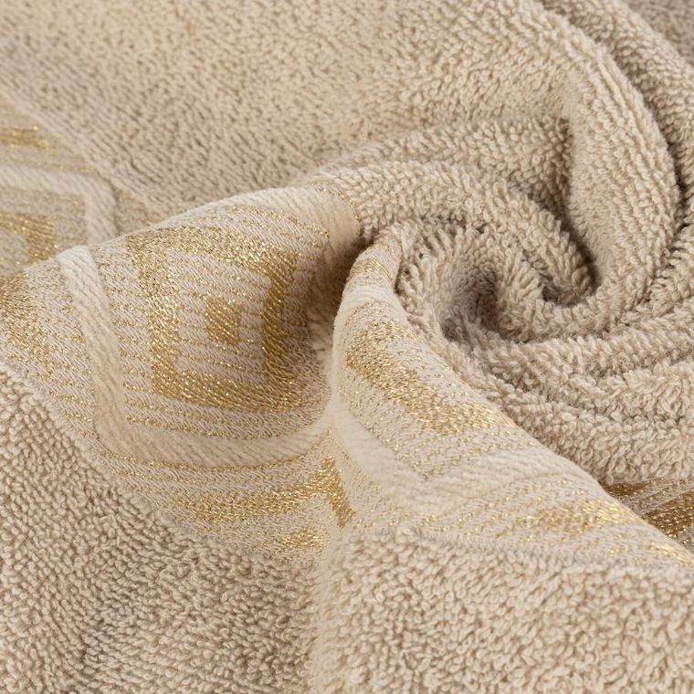 Eurofirany, ręcznik, Azari, 70-140 cm, beżowy