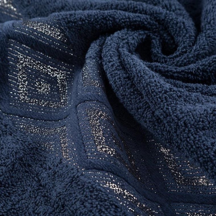 Eurofirany, ręcznik, Azari, 70-140 cm, granatowy