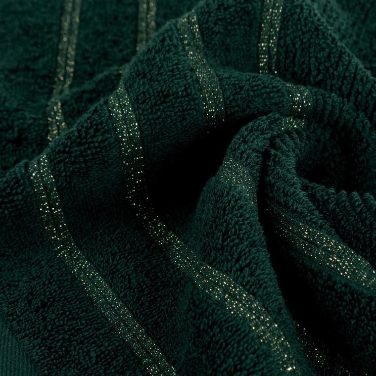 Eurofirany, ręcznik bawełniany, Amira 08, 70-140 cm, ciemnozielony