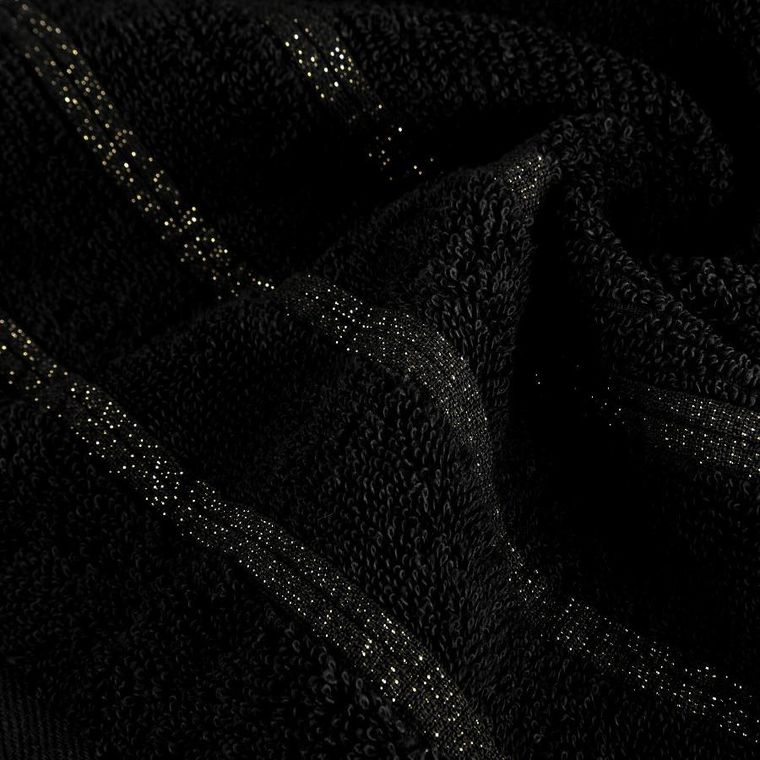 Eurofirany, ręcznik bawełniany, Amira 09, 50-90 cm, czarny