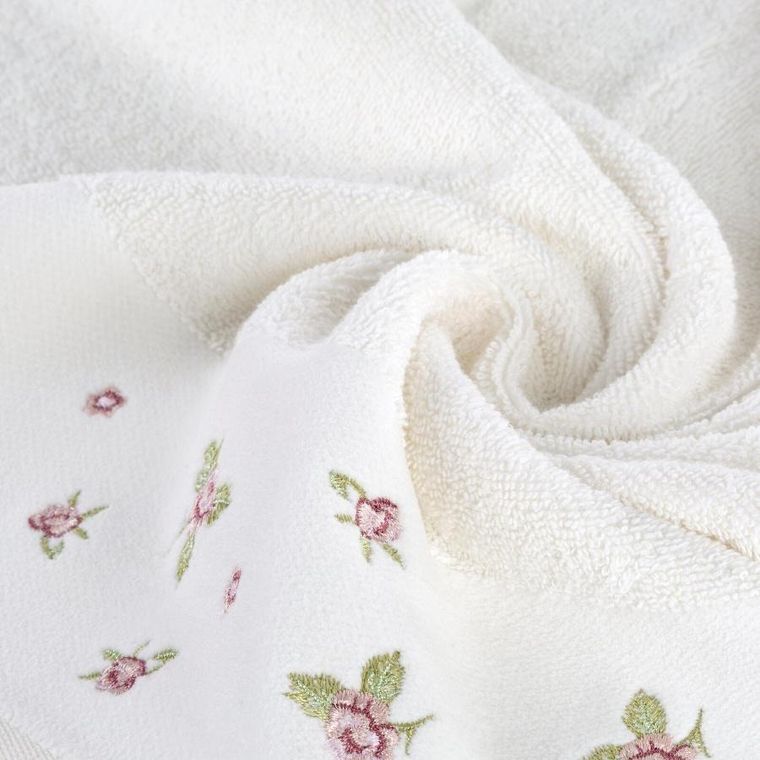 Eurofirany, ręcznik, Dalia, 70-140 cm, kremowy