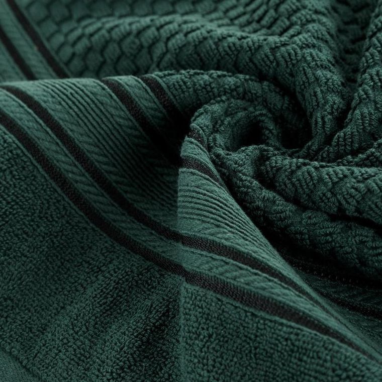 Eurofirany, ręcznik Davos, 30-50 cm, ciemnozielony