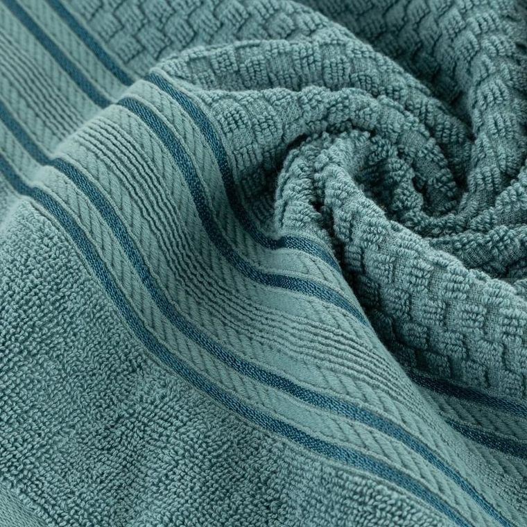 Eurofirany, ręcznik Davos, 50-90 cm, ciemnomiętowy