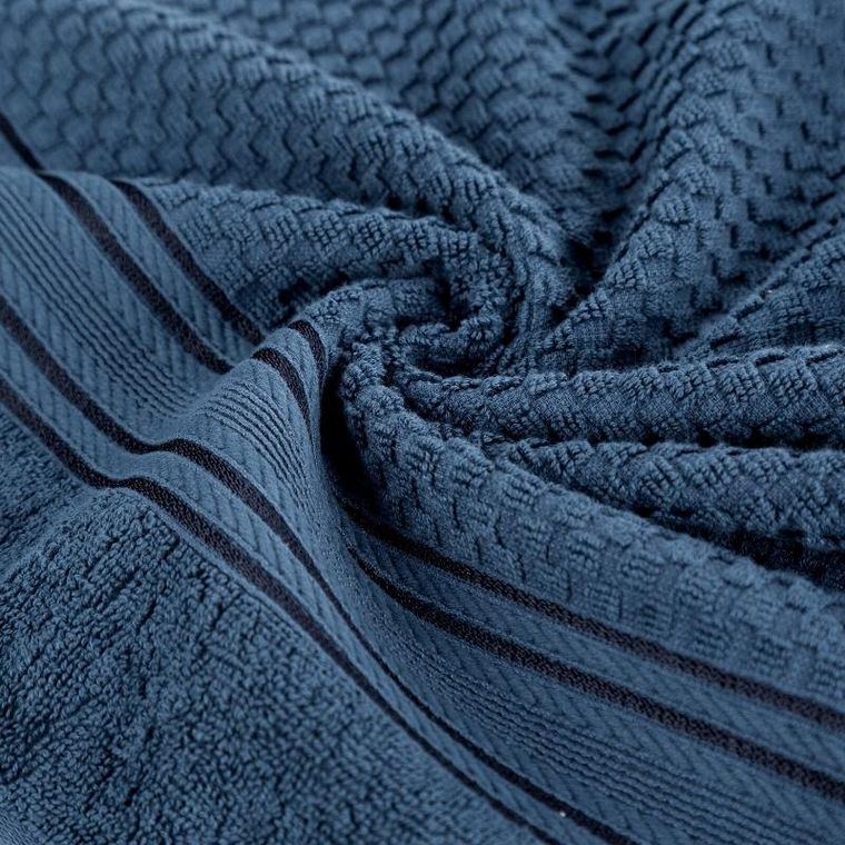 Eurofirany, ręcznik Davos, 70-140 cm, granatowy