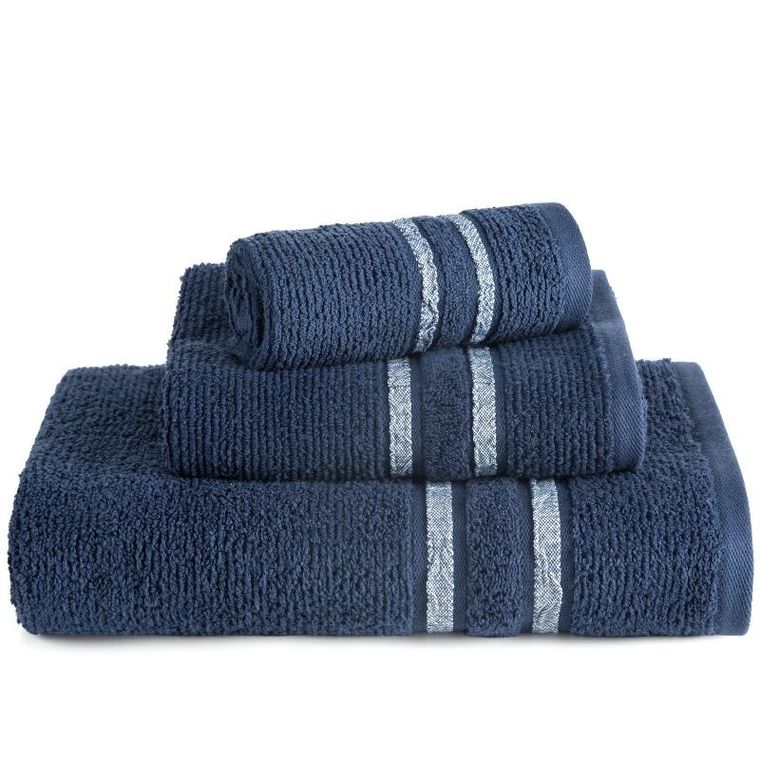 Eurofirany, ręcznik Dina, 50-90 cm, granatowy