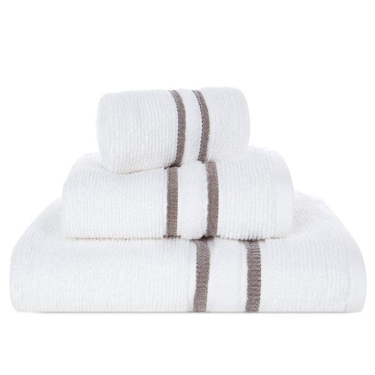 Eurofirany, ręcznik Dina, 70-140 cm, biały