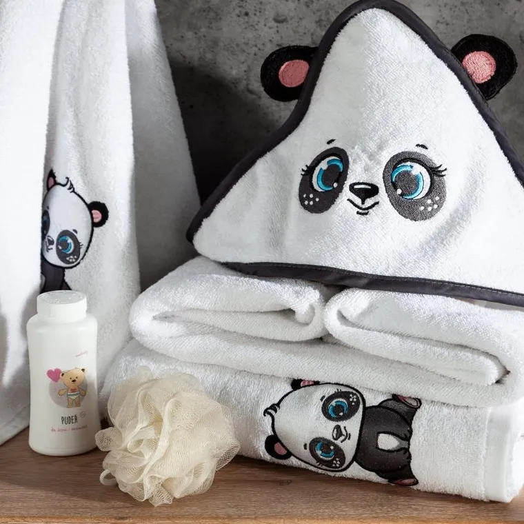 Eurofirany, ręcznik dziecięcy, 70-140 cm, biały