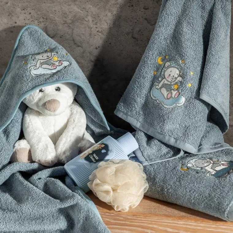 Eurofirany, ręcznik dziecięcy, 70-140 cm, niebieski