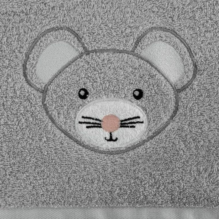 Eurofirany, ręcznik dziecięcy baby, 15-21 cm, srebrny