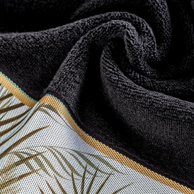 Eurofirany, ręcznik Eva, 50-90 cm, czarny