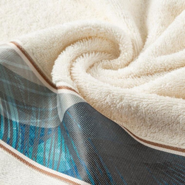 Eurofirany, ręcznik, Eva, 50-90 cm, kremowy