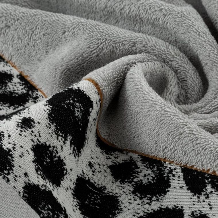 Eurofirany, ręcznik Eva, 50-90 cm, srebrny