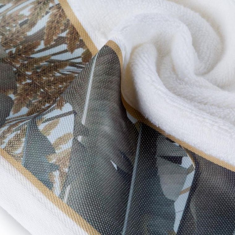 Eurofirany, ręcznik Eva, 70-140 cm, biały