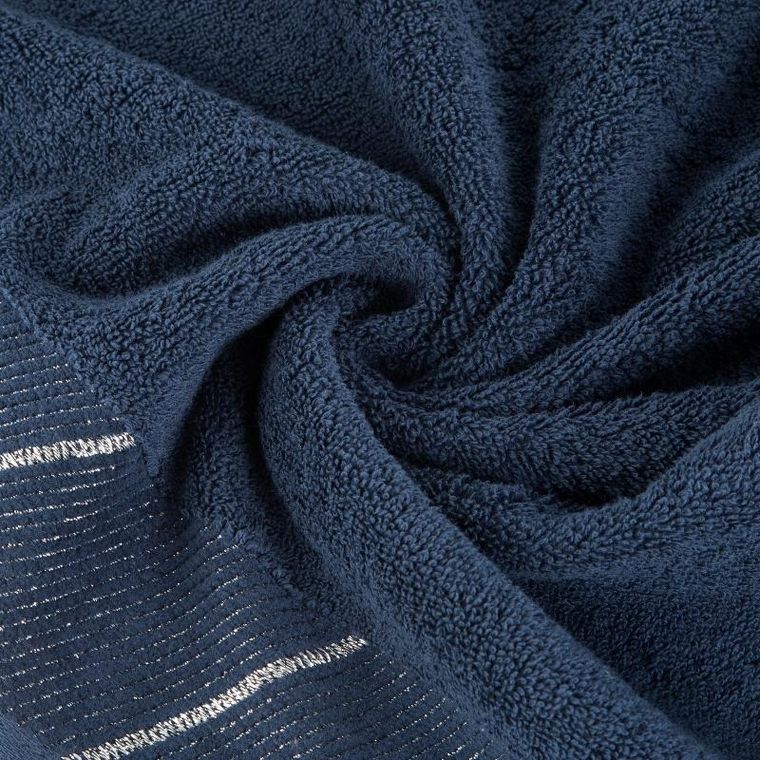 Eurofirany, ręcznik Evita, 50-90 cm, granatowy