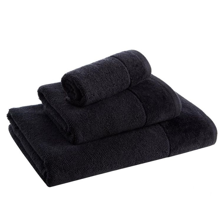 Eurofirany, ręcznik, Fero, 70-140 cm, czarny