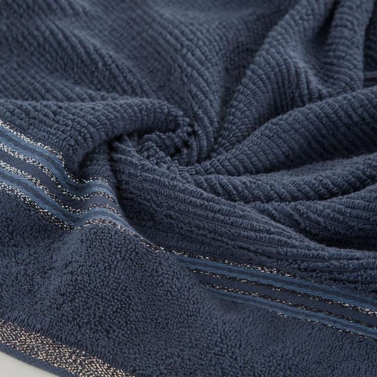 Eurofirany, ręcznik Filon, 50-90 cm, granatowy