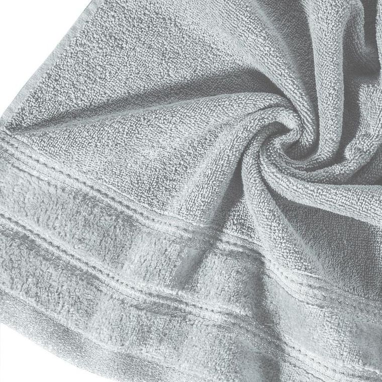 Eurofirany, ręcznik Glory, 70-140 cm, stalowy