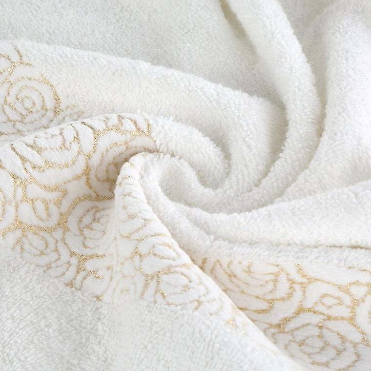 Eurofirany, ręcznik, Iris, 30-50 cm, kremowy