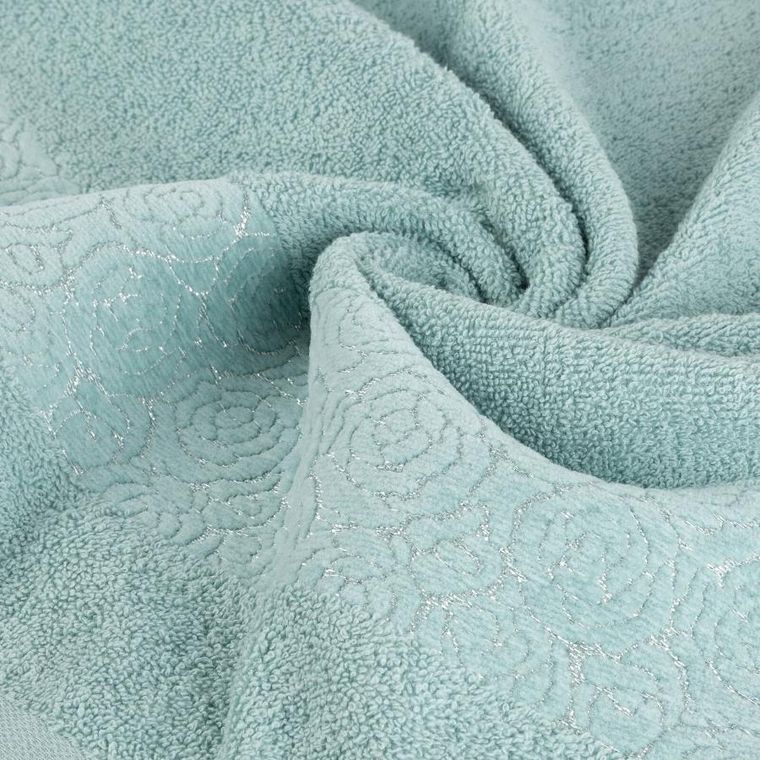 Eurofirany, ręcznik, Iris, 50-90 cm, miętowy