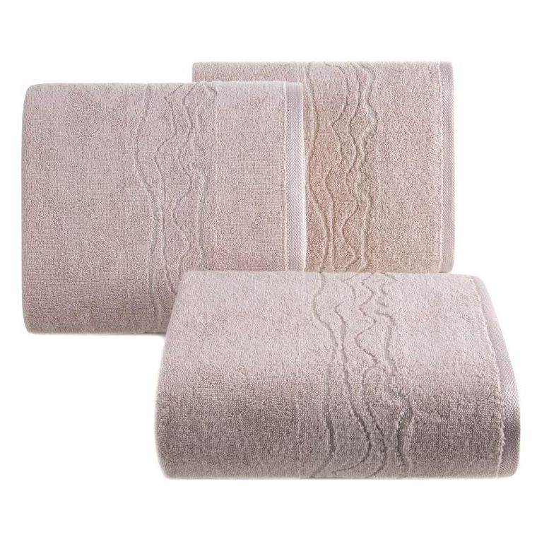 Eurofirany, ręcznik Karin, 30-50 cm, pudrowy róż