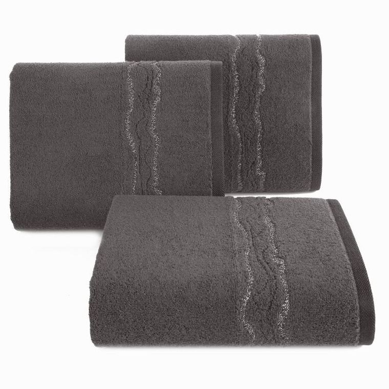 Eurofirany, ręcznik Karin, 30-50 cm, stalowy