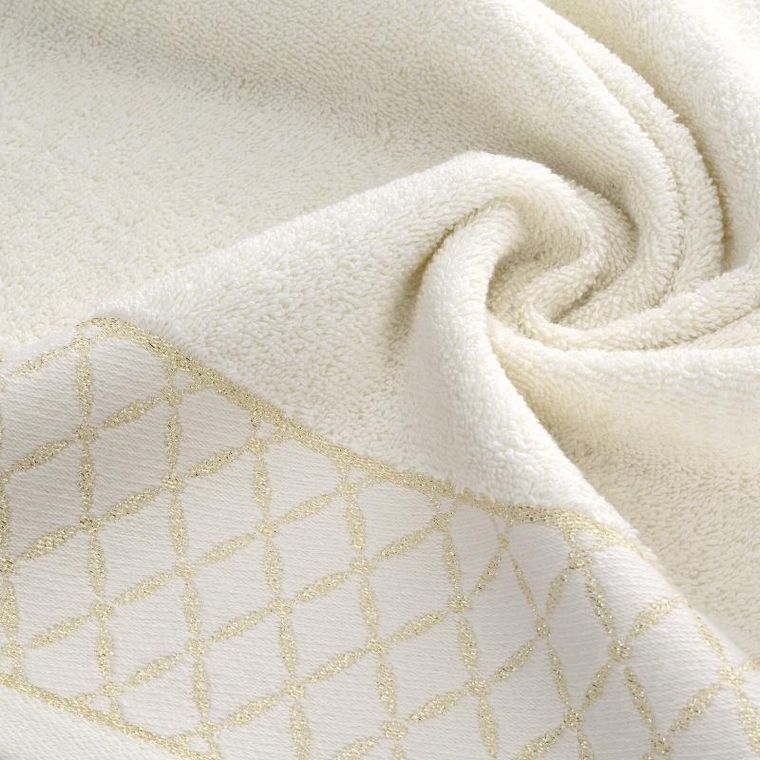 Eurofirany, ręcznik Layla, 30-50 cm, kremowy