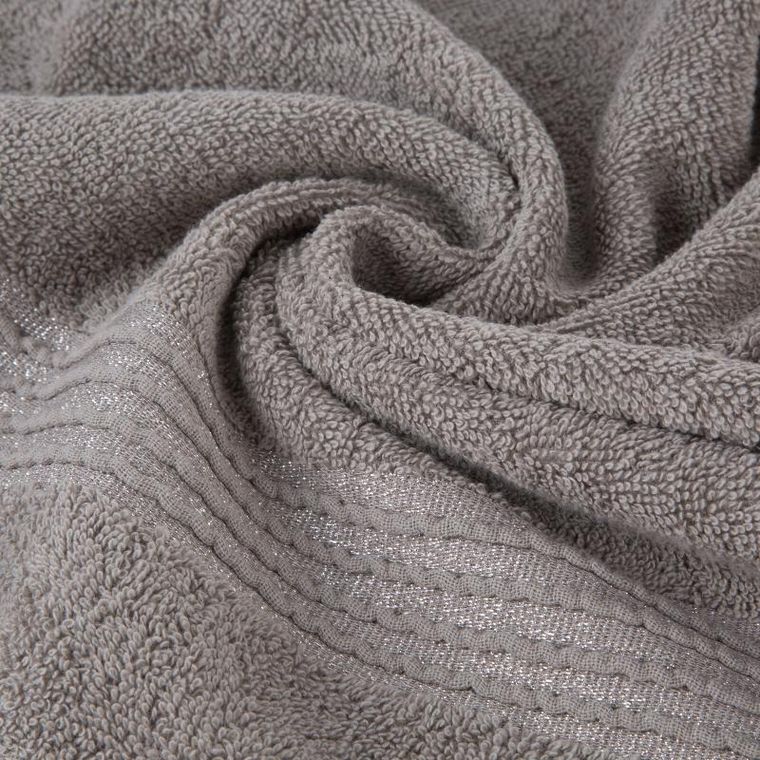 Eurofirany, ręcznik Lila, 30-50 cm, szary