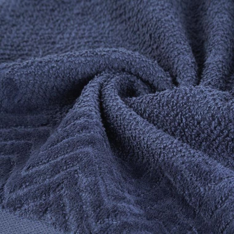 Eurofirany, ręcznik, Loren, 30-50 cm, granatowy