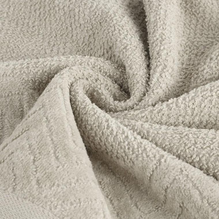 Eurofirany, ręcznik Loren, 70-140 cm, jasnobeżowy