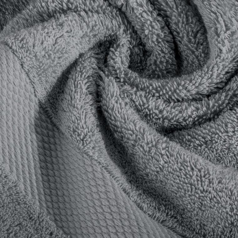 Eurofirany, ręcznik Lorita, 50-90 cm, stalowy