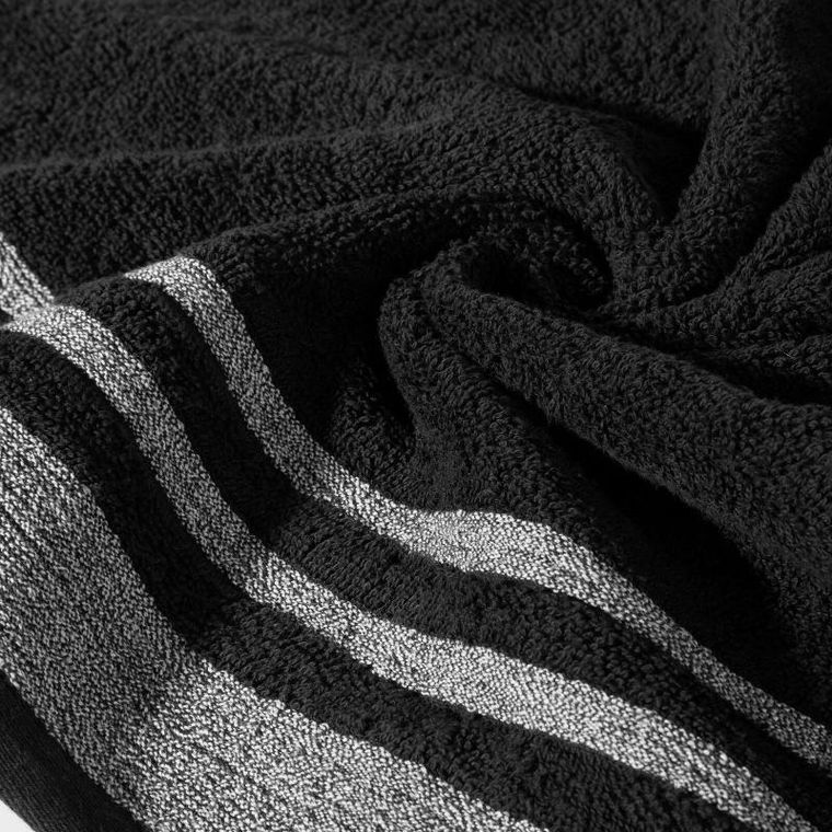 Eurofirany, ręcznik Mery, 50-90 cm, czarny