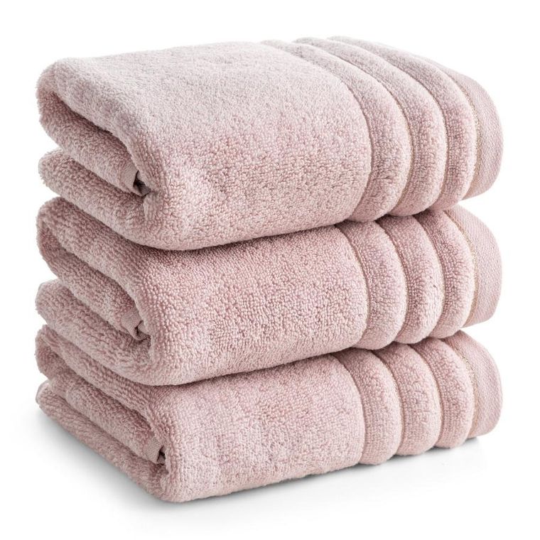 Eurofirany, ręcznik Nadine, 50-90 cm, pudrowy