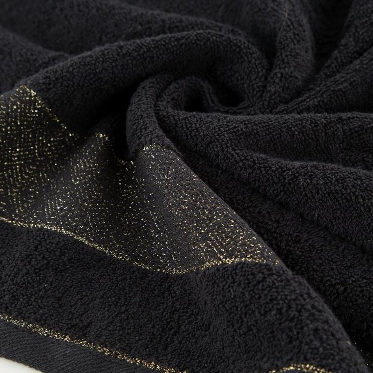 Eurofirany, ręcznik, Nessy, 30-50 cm, czarny