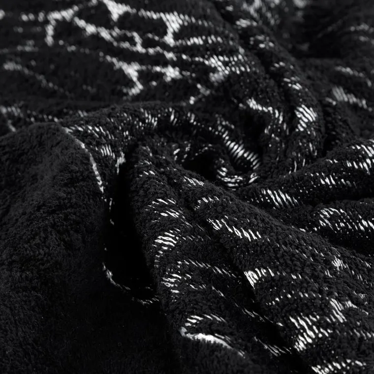 Eurofirany, ręcznik, Nola, 50-90 cm, czarny