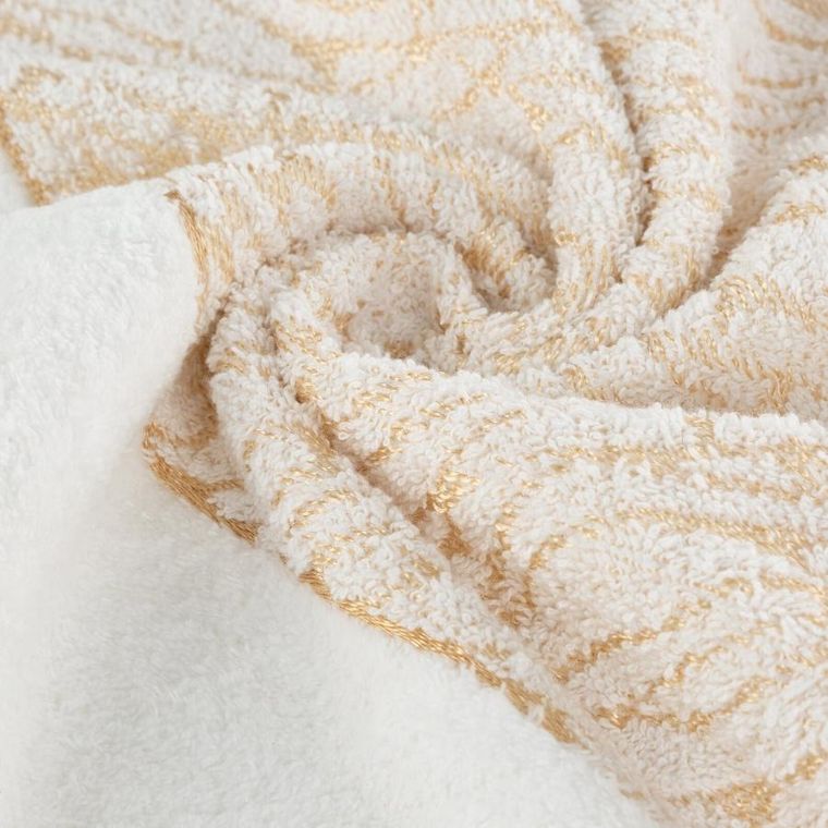 Eurofirany, ręcznik, Nola, 50-90 cm, kremowy