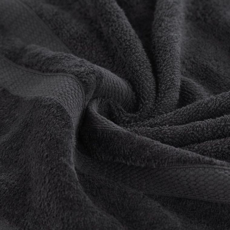 Eurofirany, ręcznik Porto, 70-140 cm, czarny