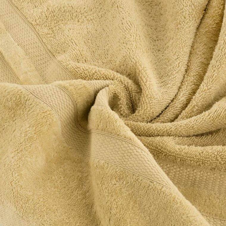 Eurofirany, ręcznik Porto, 70-140 cm, musztardowy
