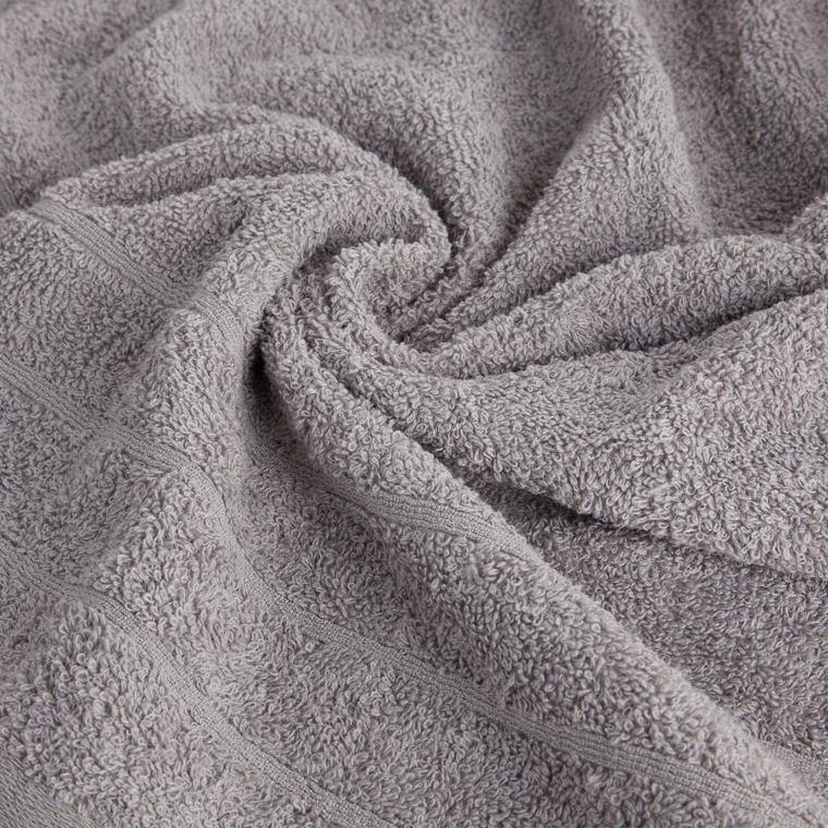 Eurofirany, ręcznik, Reni, 50-90 cm, srebrny