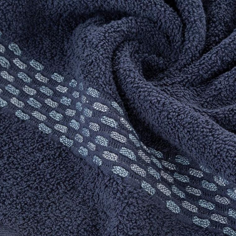 Eurofirany, ręcznik Riva, 70-140 cm, granatowy