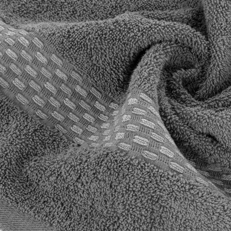 Eurofirany, ręcznik, Riva, 70-140 cm, stalowy