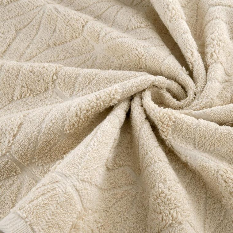 Eurofirany, ręcznik Sendi, 50-90 cm, jasnobeżowy