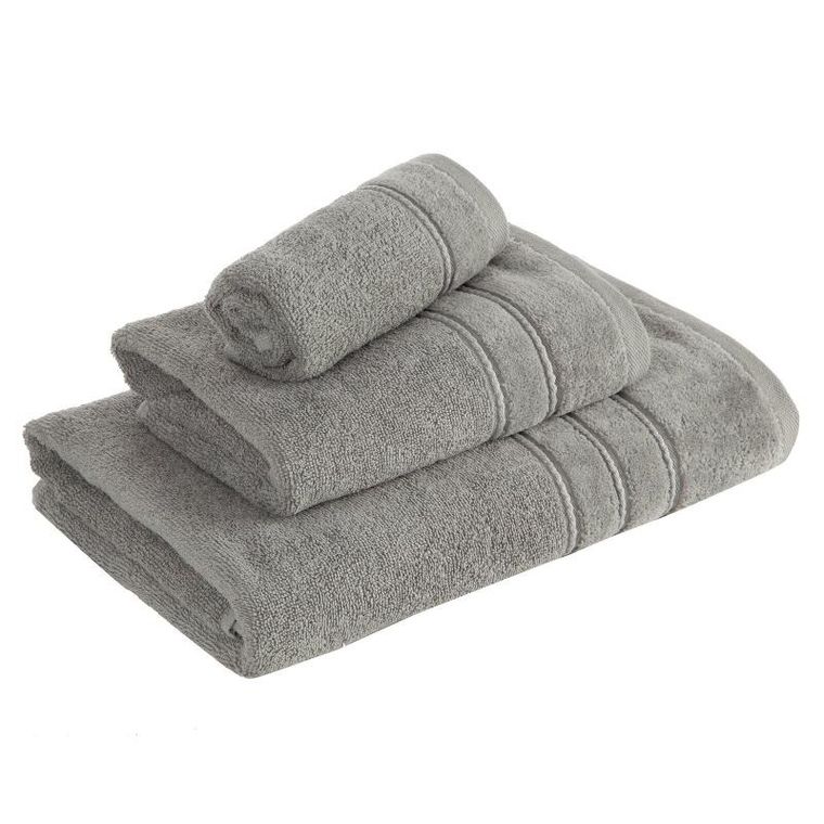 Eurofirany, ręcznik Sibel, 50-90 cm, stalowy